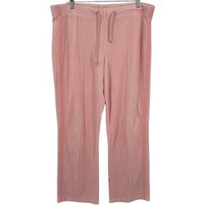 Vintage 90s y2k women's pink velour juicy couture style sweatsuit‎ track pants